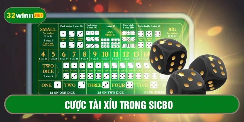 Cược sicbo tài xỉu là một trong những dạng thức an toàn nhất