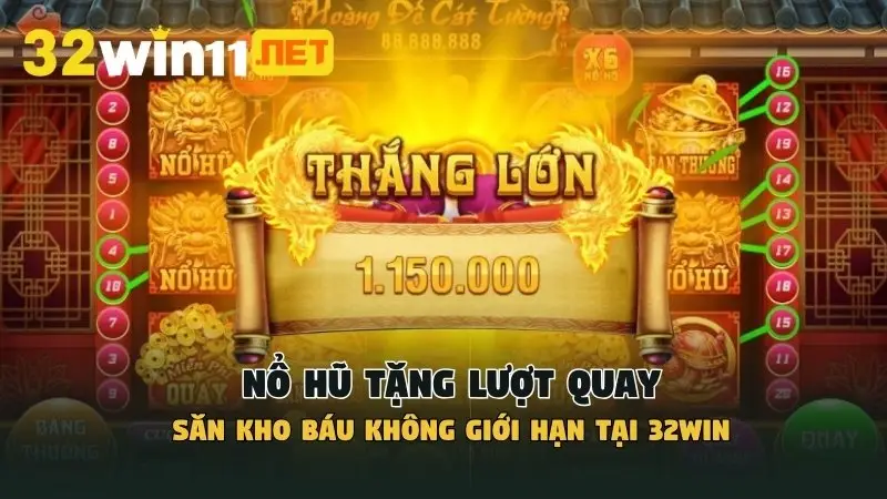 Nổ hũ tặng lượt quay
